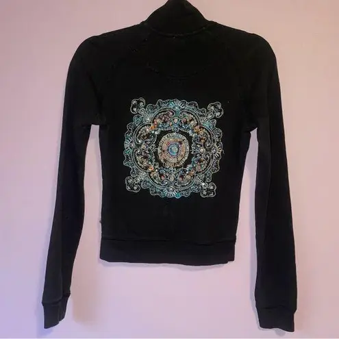 Twisted Heart XS Black Embroidered Jacket