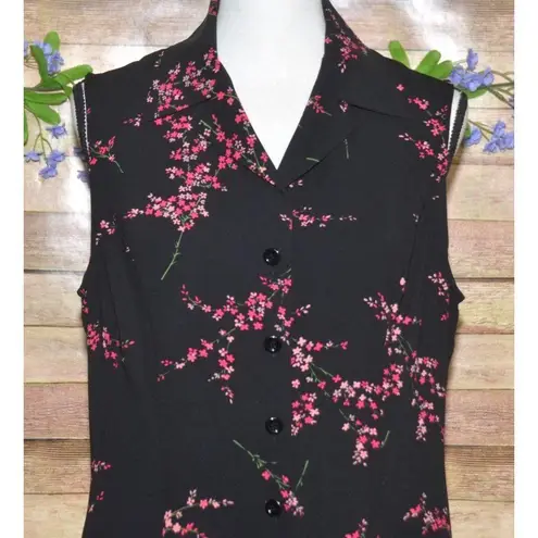 Studio 1 Ladies 2 Piece Pink Jacket & Black Dress 14 Maxi Retro Church Career