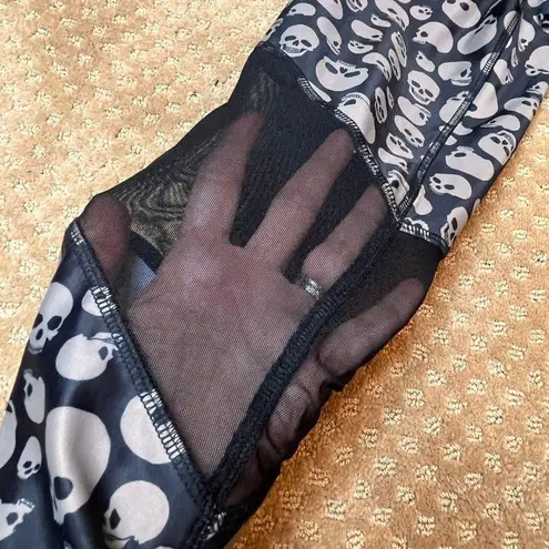 Chill by Will With Scull leggings l All Over Crop Pants l Size:3 l Navy,Grey Blue Size M