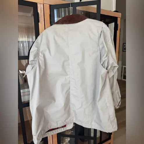 Vintage Barn Jacket coat plus curve corduroy collar button down outbrook pockets Brown Size 1X thumbnail 3