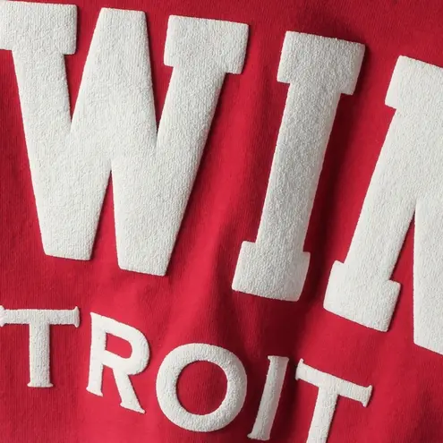 Fanatics Detroit Red Wings Ombré Spirit Jersey Oversized Women's Large Red Black