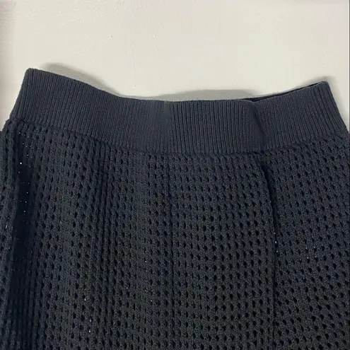 Calvin Klein Comfy and Classic Black Sweater Wax Coated Pullove Women’s PXL Size undefined