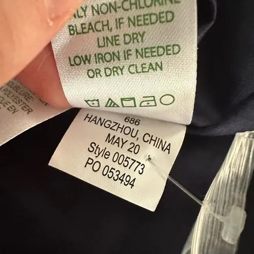 Lilly Pulitzer  Women’s 4 Navy Blue Autumn Midi Dress New without Tags