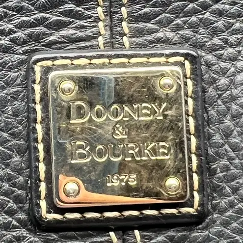 Dooney & Bourke  black pebbled leather tote bag serial number K8138041