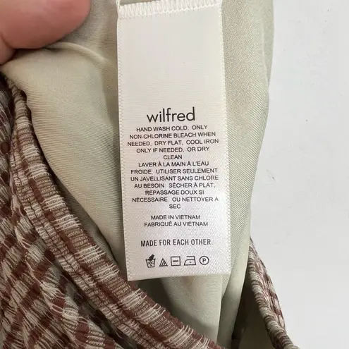 Wilfred - Verona Dress Aritzia Sleeveless Midi Plaid Cocktail Outing Date Formal