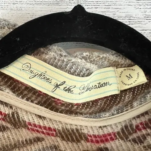 Anthropologie Daughters of the Liberation Aztec Double Breasted Coat Size M