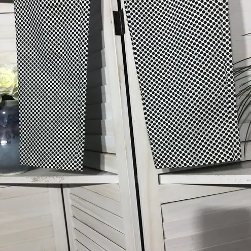 Stylus Audrey Hepburn Style Cigarette Pants Black White Size 2