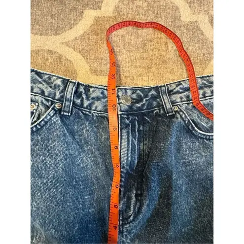 Topshop  acid wash mom denim jeans size 30