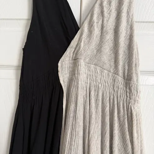Anthropologie Maeve Elisabel two toned midi dress size medium faux wrap