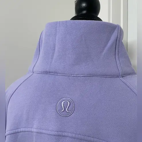 Lululemon Scuba Oversized Funnel - Neck Half Zip - Lilac Smoke