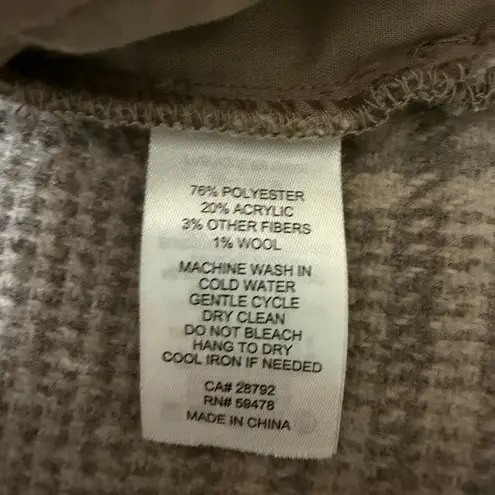 Joie  Plaid Shacket Button Down Shirt Jacket with 2 Pockets; NWOT; size XL