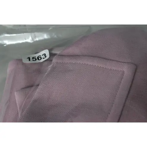 Marissa Webb Virgin Wool Top Size XS Pink Solid Long Sleeve High Low Stretch