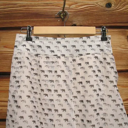 Club Monaco NWOT Elephant Print Silk Mini Skirt