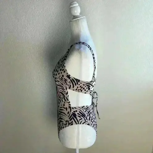 Shade & Shore  Women's Double Strap Tie Back Monokini‎ One Piece Swimsuit