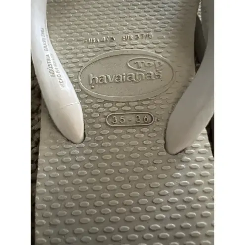 Havaianas Flip flop White With Red Skull Charm Crystal Eyes Eur 37