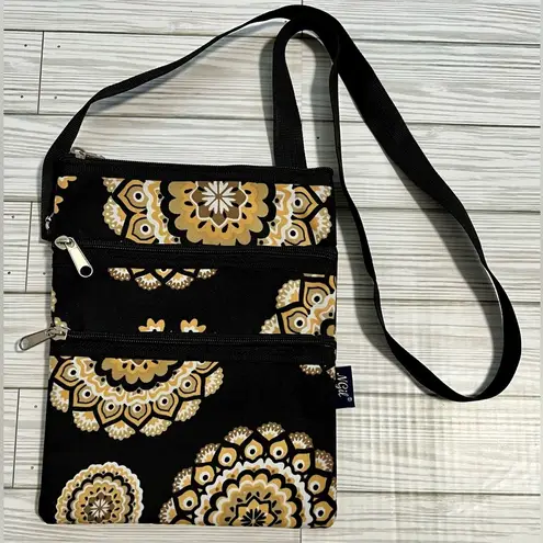 NGIL Mandala Dream Messenger Hipster Bag Black