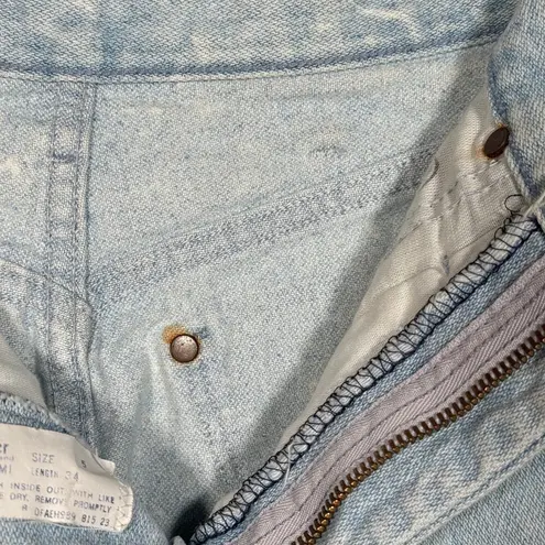 Wrangler Vintage  Acid Wash High Rise Straight Leg Mom Jeans Made in USA 25x33