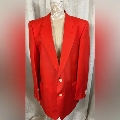 Vintage Red Silk