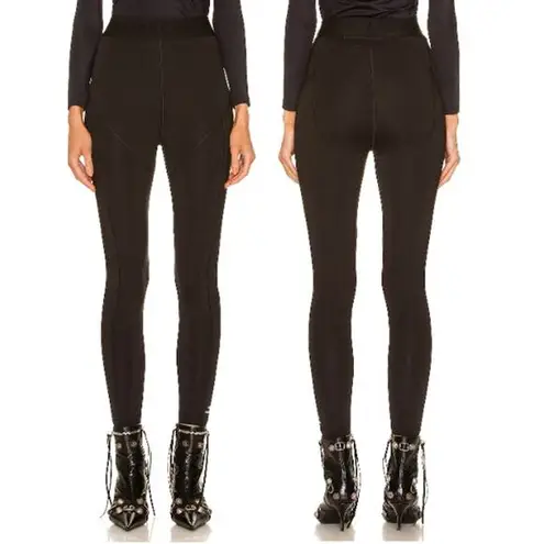 Balenciaga NWOT Activewear Pull On High Waisted Skinny Athletic Leggings Brown S