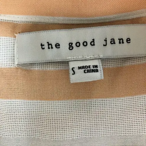 NWT The Good Jane Sun Ray Bow Top Peach S Orange