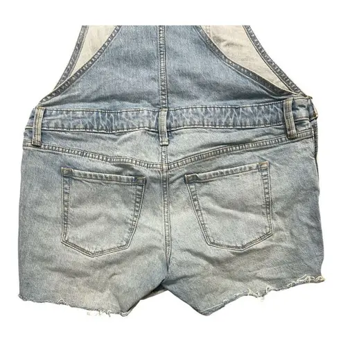 Isabel Maternity by Ingrid & Isabel Denim Shortall size 6 Blue Overall Shorts