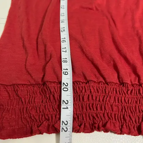 🌻Tempted Sleeveless Mockneck Burnt Orange Top Sz L Size L