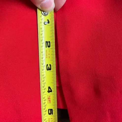 Hugo Buscati NWT Mini beautiful Red Dress SZ 8 100% Silk small split on … - Image 13