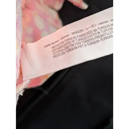 ZARA  floral ruched ruffled mini skirt size xs