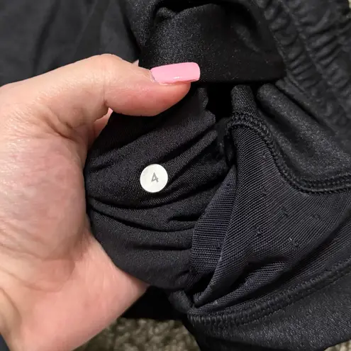 Lululemon  Black Shine Joggers Size 4