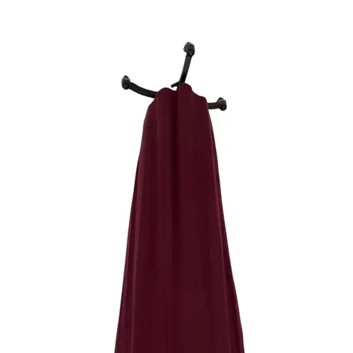 SKIMS Soft Lounge Ringer T-Shirt Long Dress Maxi Maroon Red Size Small