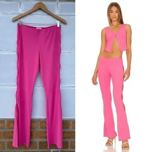 Camila Coelho Abby Pant in hot pink medium