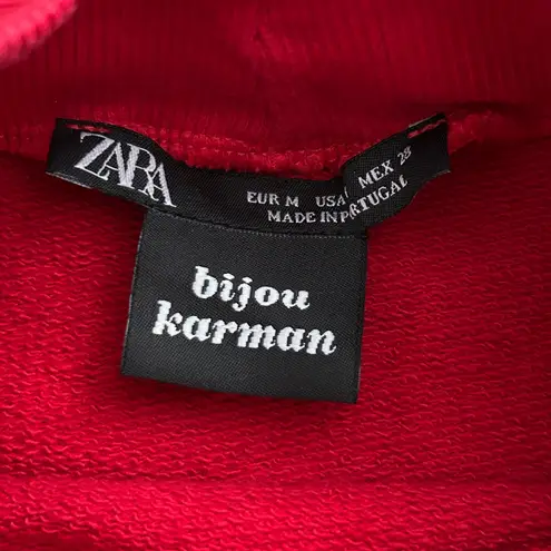 ZARA ‎ Bijou Karman Red Graphic Women's sweater medium