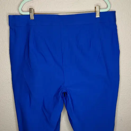 Rafaella Women's Stretch Capri Pant Blue. Size 18