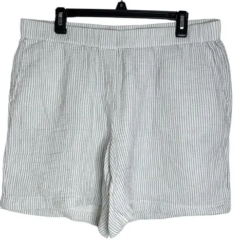 J. Jill Women’s Gray Striped Pull On Hi