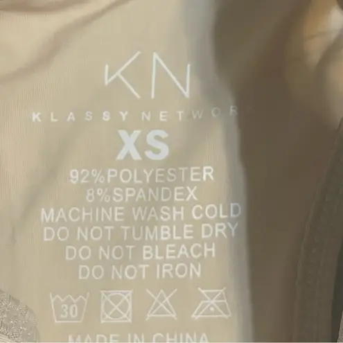 KN Klassy Wear Bodysuit (Bramisuit) Size XS