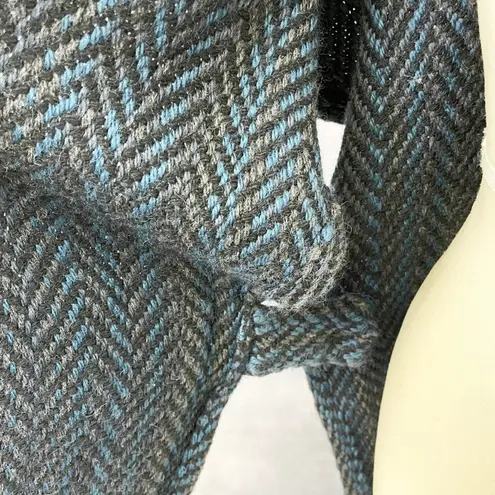 Blarney Woollen Mills Ireland Womens Poncho Cape Heritage Old Money Rustic Luxe Blue Size undefined