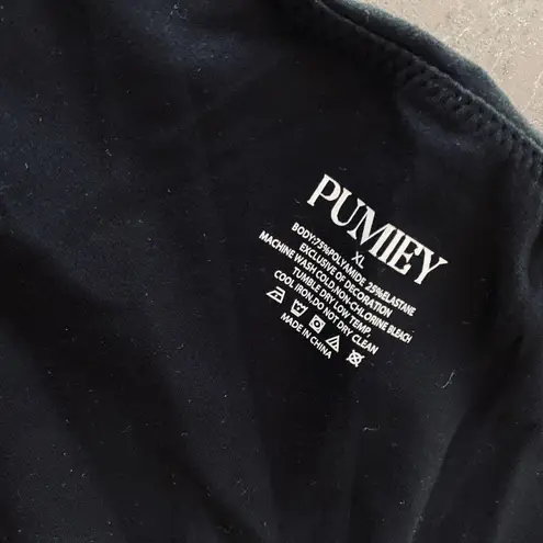 REORIA Womens Sexy Square Neck Double Lined Long sleeve Bodysuit Tops Jumpsuits Black Size XL