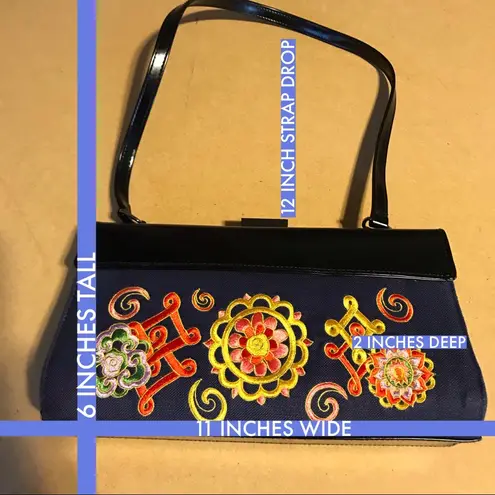 Mary McFadden VINTAGE 1990'S 3 IN 1 MULTI-LOOK FRAME SHOULDER BAG