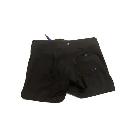 Athleta  board Shorts Black Purple Teal Paisley 2 Swim