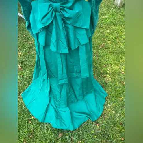 Renaissance Dress Emerald Green Medieval Princess Gown Size 8