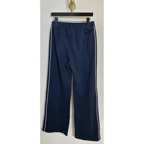 Beyond Yoga Piper LuxeFleece Side Slit Wide Leg Pants Nocturnal Navy Size Small