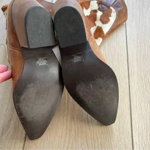 Penny Loves Kenny Sheriff Cowboy Boots Leather Western Cowgirl Pointed Toe 8.5