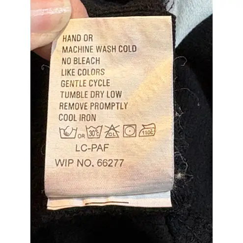 Woolrich Vintage Black Corduroy Embroidered Cabin Overall Dress Size Small