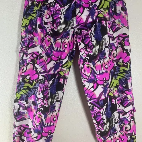 VIP Jeans Graffiti Streetwear Print Stretch Cargo Jogger Pants in Size 7 or 28 White