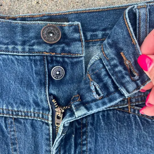 Vintage 90s Marithe Francois Girbaud High Rise V Yoke Cargo Pocket Jeans 32M Blue Size 32