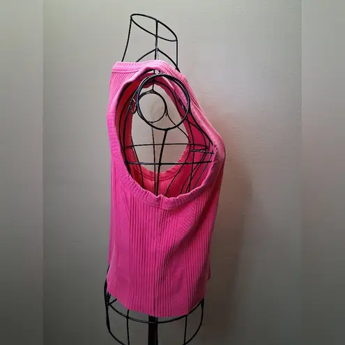 Aerie  Pink Ribbed Tank Top