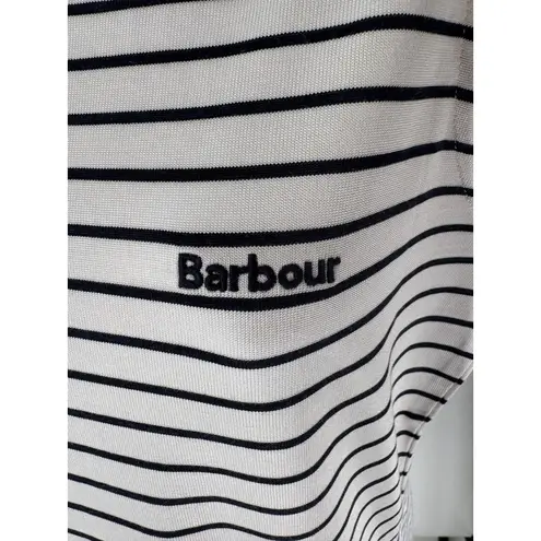 Barbour Navy Striped Sleeveless Dress – Nautical Cotton Jersey Tank Dress