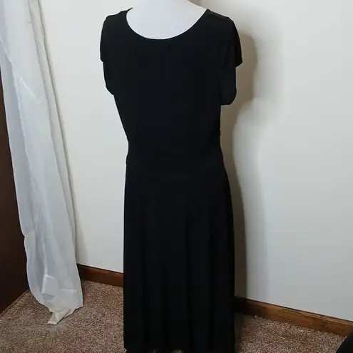 AB Studio black short sleeve dress size med/ large