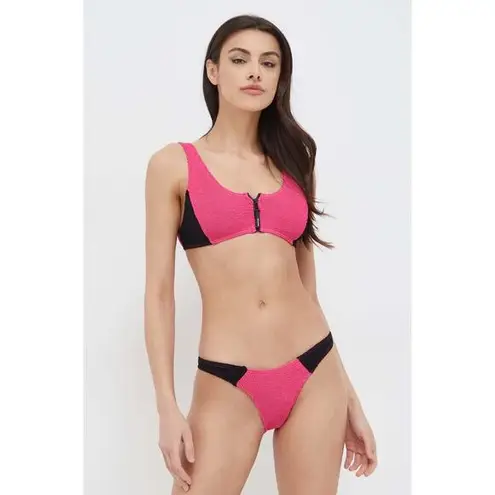 New! Bond Eye Free People bikini bottom pink black color block, one size Size M