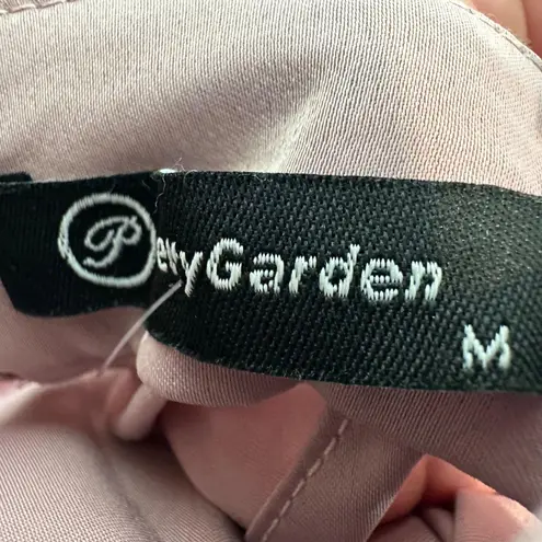 PRETTYGARDEN  High Neck Sleeveless Maxi Dress Women's Medium Purple Satin New - Image 4